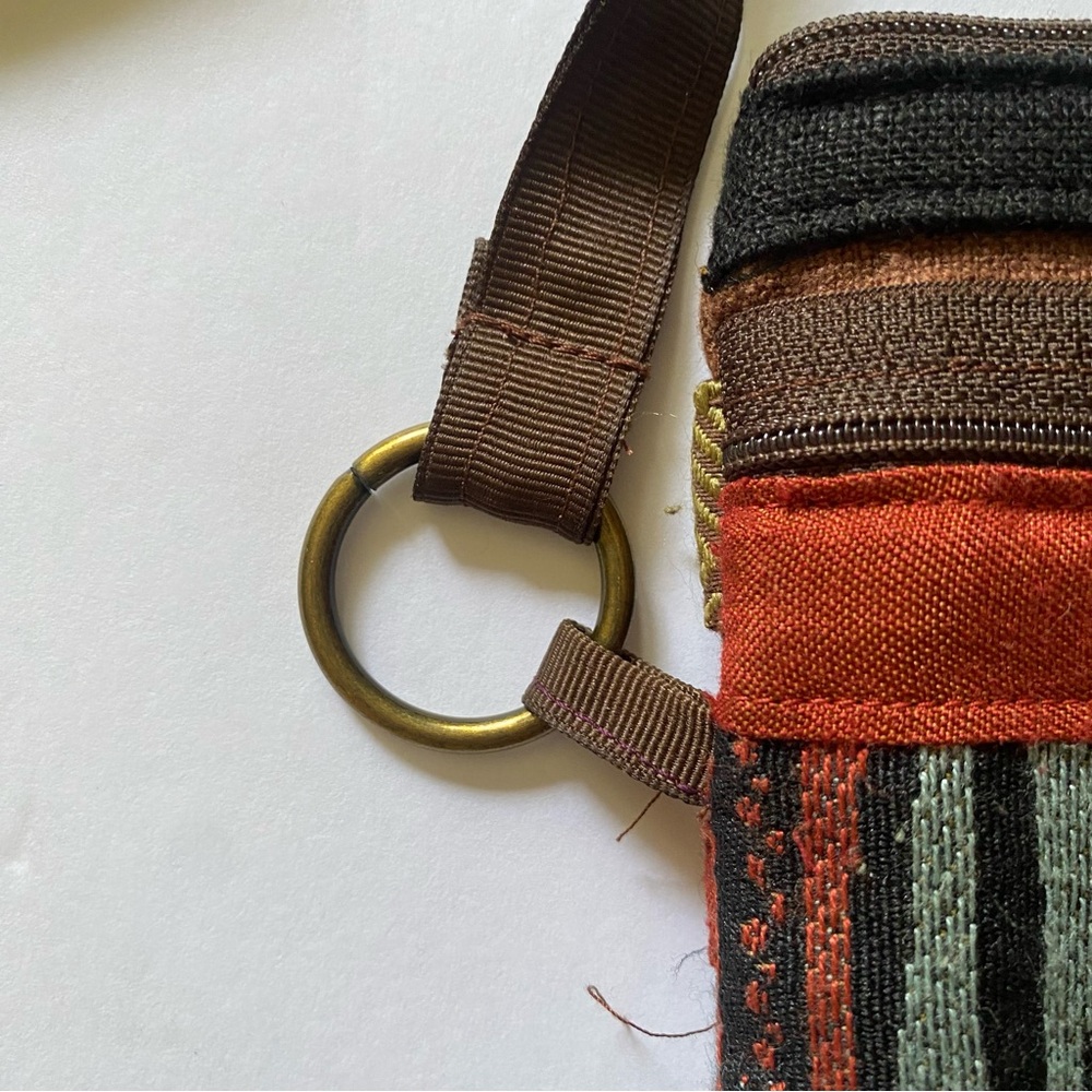 Boho Printed Pattern Multi Compartment Zipper Top… - image 6